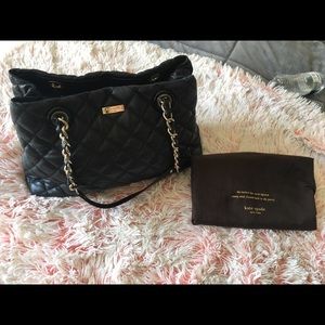 Kate Spade Gold Coast quilted chain strap purse